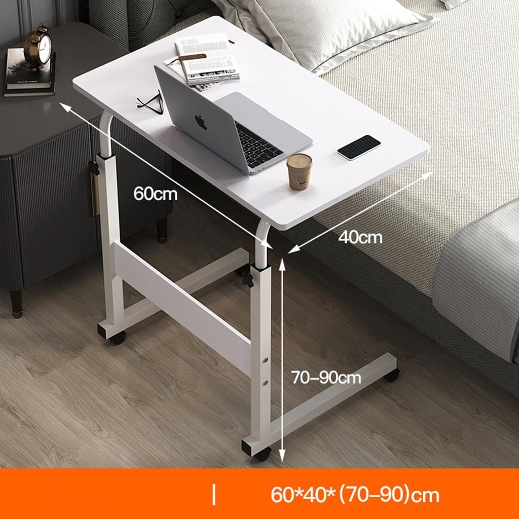 Adjustable Overbed Table with Wheels 60×40cm | Laptop Desk Nepal