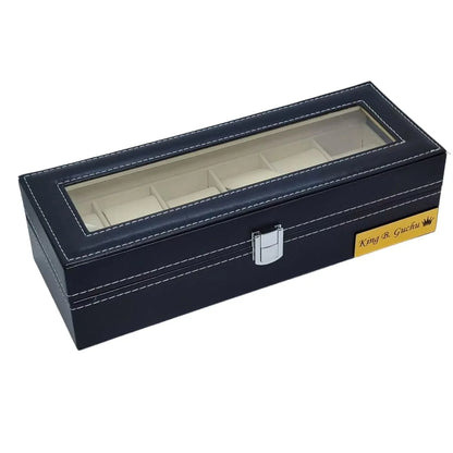 Premium 6-Slot Watch Storage & Display Box