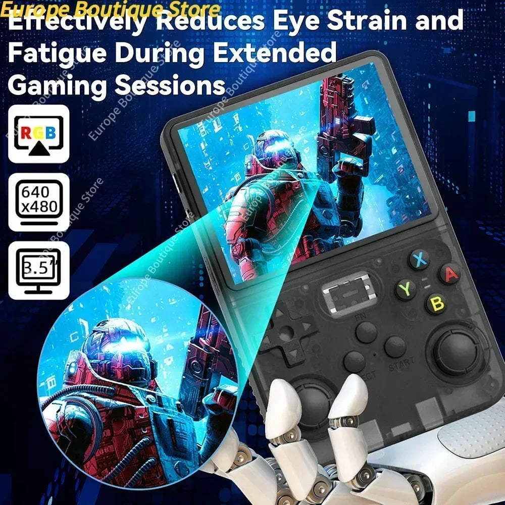 🎮 R36S Retro Handheld Game Console 64GB – 15,000+ Games (ARKOS System)