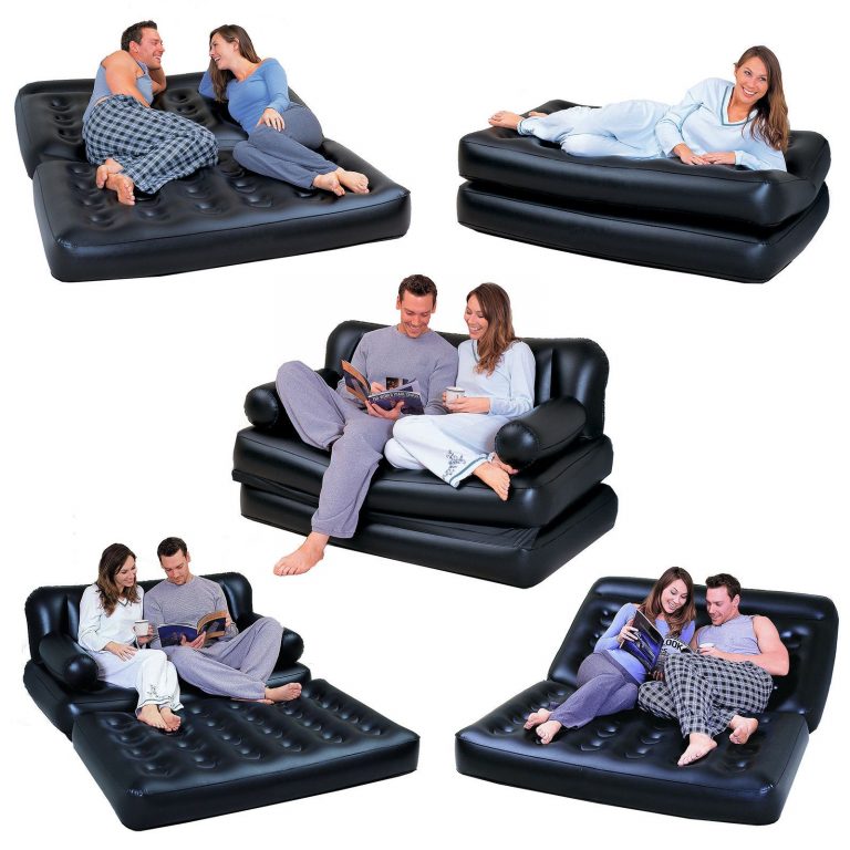 Bestway 5 in 1 Air Sofa Bed with Inflatable Pump | Multi-Functional Air Couch Bed Nepal