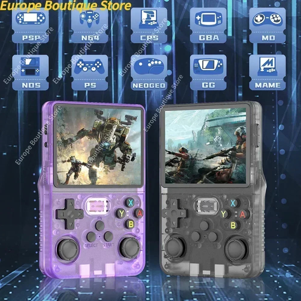 🎮 R36S Retro Handheld Game Console 64GB – 15,000+ Games (ARKOS System)