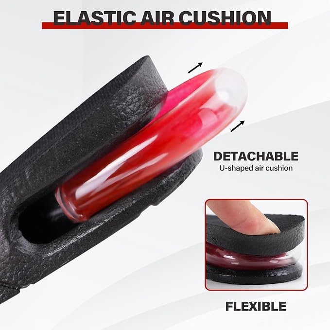 GadgetDeal HeightBoost™ – 4-Layer Height Increase Insoles Up to 8.5cm
