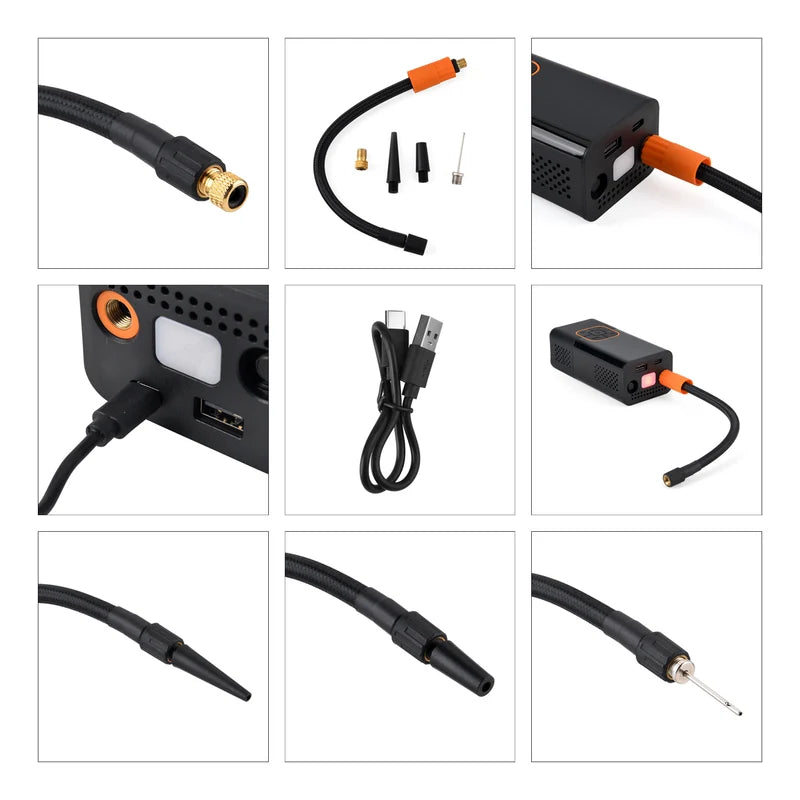 Digital Tyre Inflator Portable Air Compressor | 150 PSI Car Tyre Pump