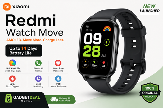Redmi Watch Move with AMOLED Display &amp; 14 Days Battery Life | Price in Nepal