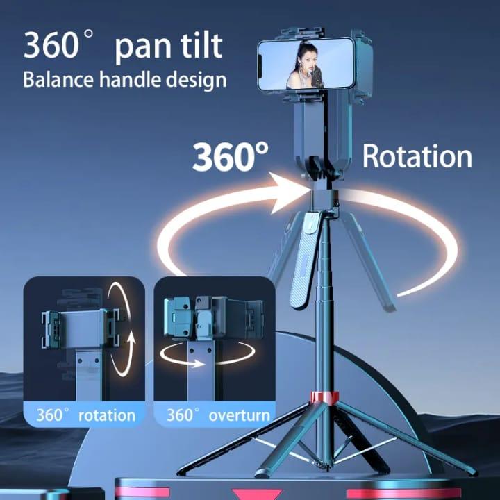 AI face tracking phone stabilizer tripod Nepal