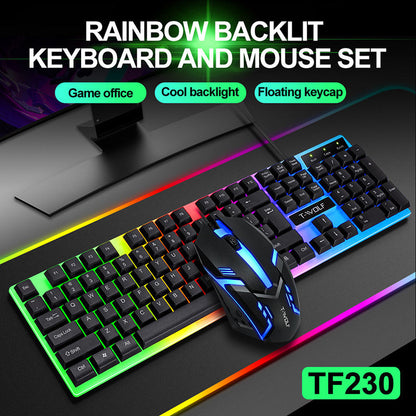 T-WOLF TF230 Gaming Keyboard & Mouse Combo