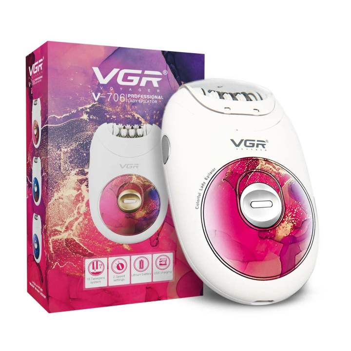 VGR V-706 Cordless Epilator for Women