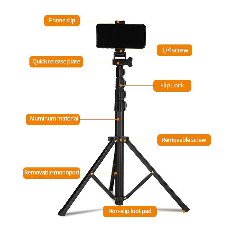 Jmary MT-39 2-in-1 Tripod Stand with Bluetooth Remote | Best Mobile & Camera Tripod in Nepal