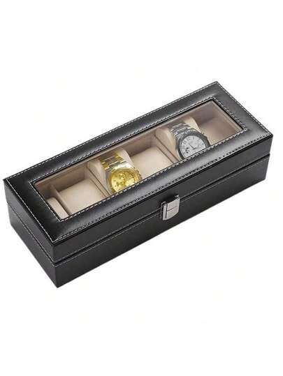 Premium 6-Slot Watch Storage & Display Box
