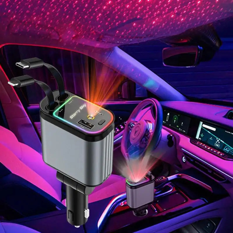🌌 Starry Sky Car Charger Pro ✨