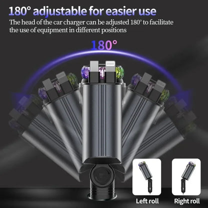 5 in 1 Car Fragrance, Starlight & Mobile Charger