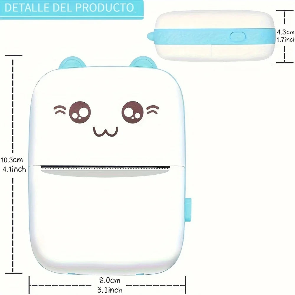 Pocket Mini Sticker Printer | Inkless Bluetooth Thermal Printer
