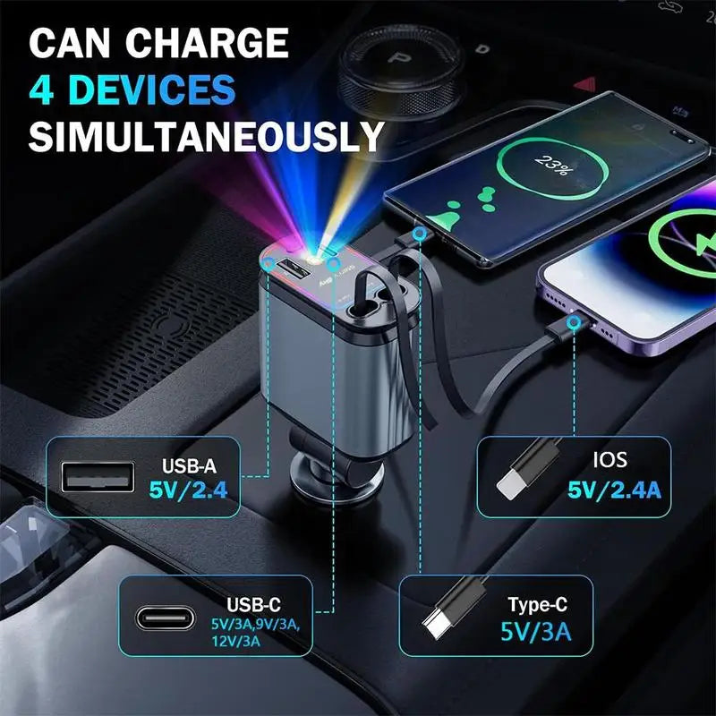 🌌 Starry Sky Car Charger Pro ✨