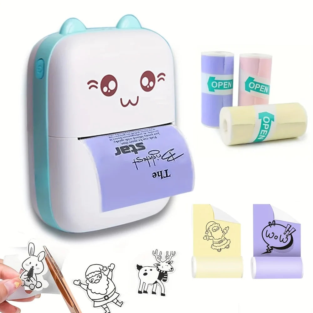 Pocket Mini Inkless Bluetooth Sticker and Label Printer