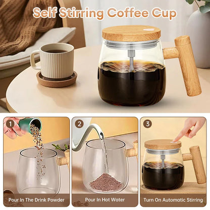 Magic Stirring Coffee Mug Pro