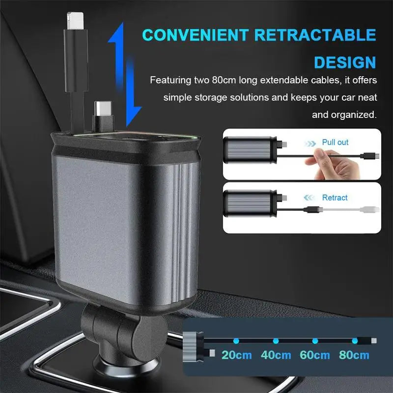 🌌 Starry Sky Car Charger Pro ✨